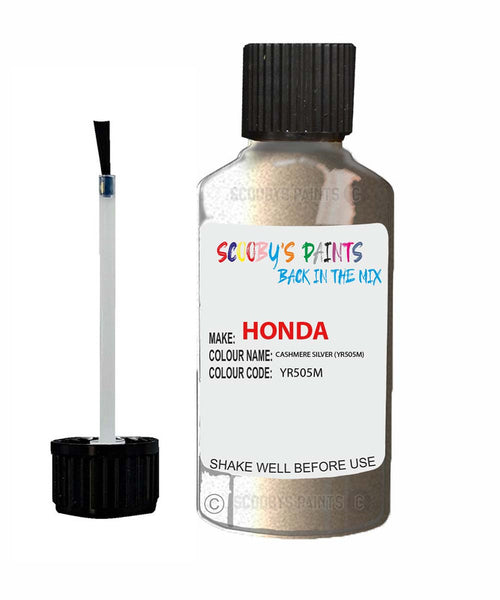 honda prelude cashmere silver code yr505m touch up paint 1993 2002 Scratch Stone Chip Repair 