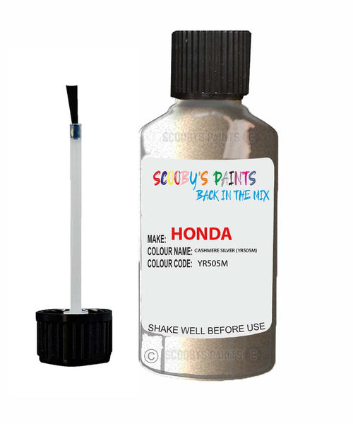 honda civic cashmere silver code yr505m touch up paint 1993 2002 Scratch Stone Chip Repair 