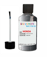 honda civic cosmic grey code nh674p touch up paint 2003 2008 Scratch Stone Chip Repair 