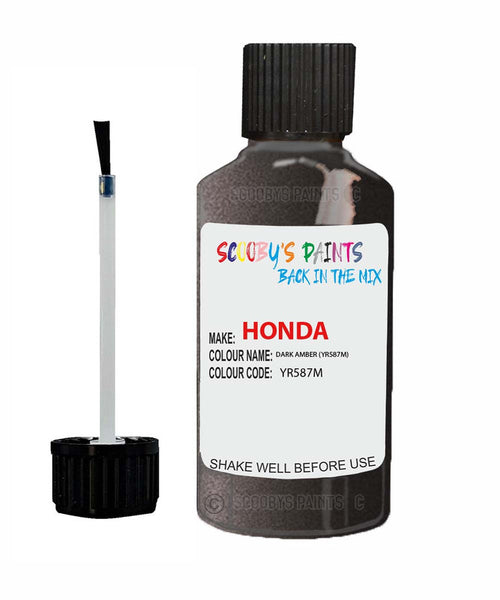 honda accord dark amber code yr587m touch up paint 2010 2015 Scratch Stone Chip Repair 