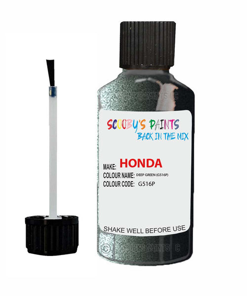 honda accord deep green code g516p touch up paint 2003 2008 Scratch Stone Chip Repair 