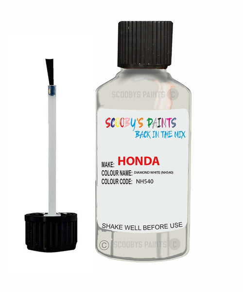 honda concerto diamond white code nh540 touch up paint 1990 1995 Scratch Stone Chip Repair 