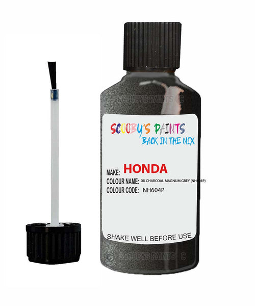 honda civic dk charcoal magnum grey code nh604p touch up paint 1997 1999 Scratch Stone Chip Repair 
