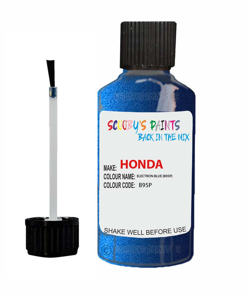 honda prelude electron blue code b95p touch up paint 1999 2004 Scratch Stone Chip Repair 
