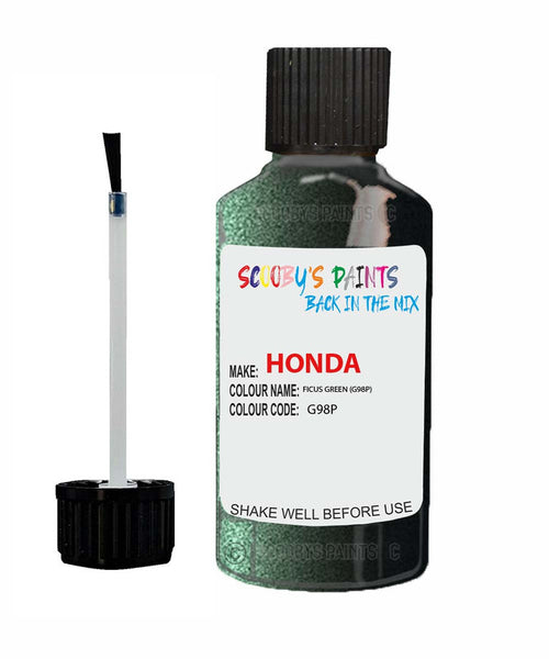 honda prelude ficus green code g98p touch up paint 1999 2000 Scratch Stone Chip Repair 