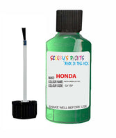 honda civic fiesta green code gy15p touch up paint 1991 1995 Scratch Stone Chip Repair 
