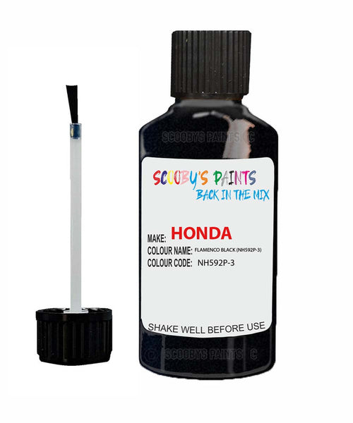 honda accord flamenco black code nh592p 3 touch up paint 1997 1999 Scratch Stone Chip Repair 