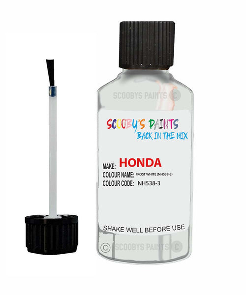 honda accord frost white code nh538 3 touch up paint 1990 1998 Scratch Stone Chip Repair 