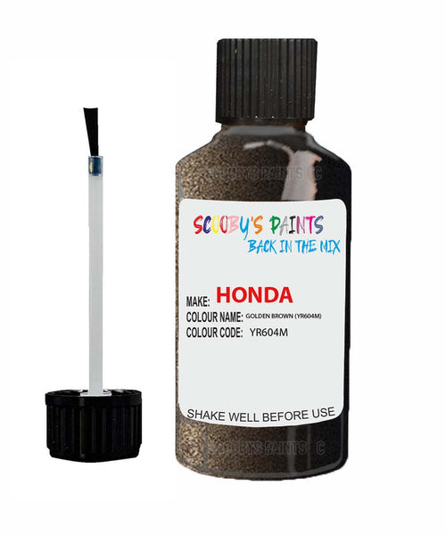 honda city golden brown code yr604m touch up paint 2013 2017 Scratch Stone Chip Repair 