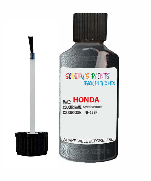 honda city graphite code nh658p touch up paint 2002 2011 Scratch Stone Chip Repair 