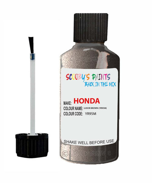 honda legend luxor brown code yr95m touch up paint 1990 1991 Scratch Stone Chip Repair 