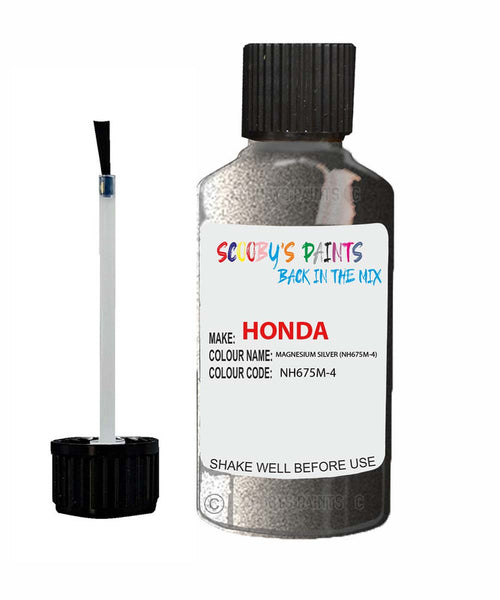 honda civic magnesium silver code nh675m 4 touch up paint 2004 2006 Scratch Stone Chip Repair 