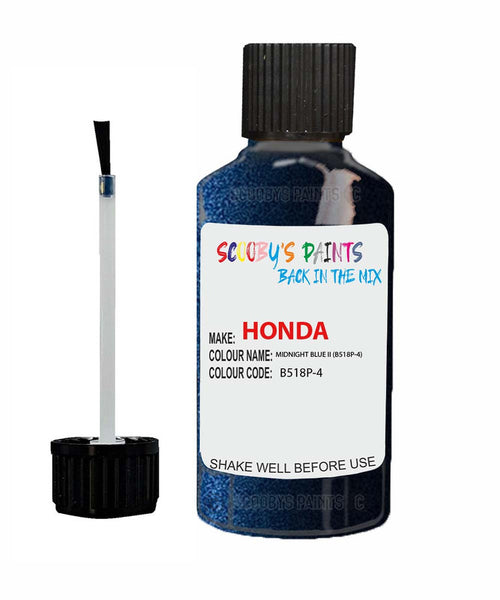 honda freed midnight blue ii code b518p 4 touch up paint 2003 2011 Scratch Stone Chip Repair 