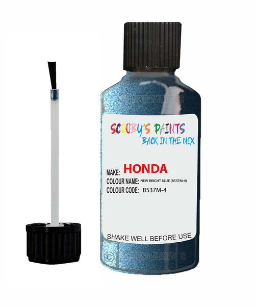 honda civic new bright blue code b537m 4 touch up paint 2006 2011 Scratch Stone Chip Repair 