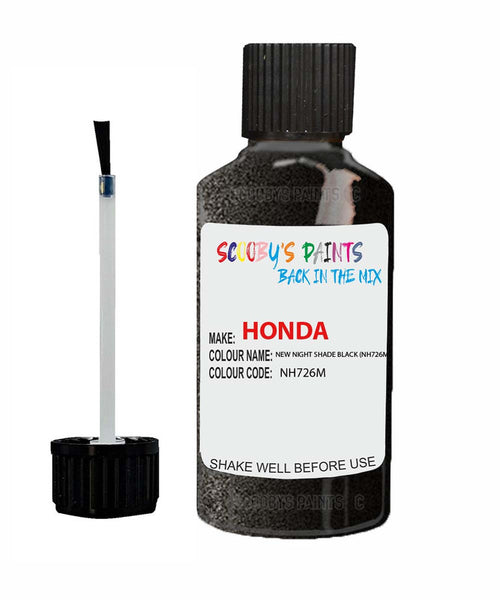 honda frv new night shade black code nh726m touch up paint 2006 2008 Scratch Stone Chip Repair 