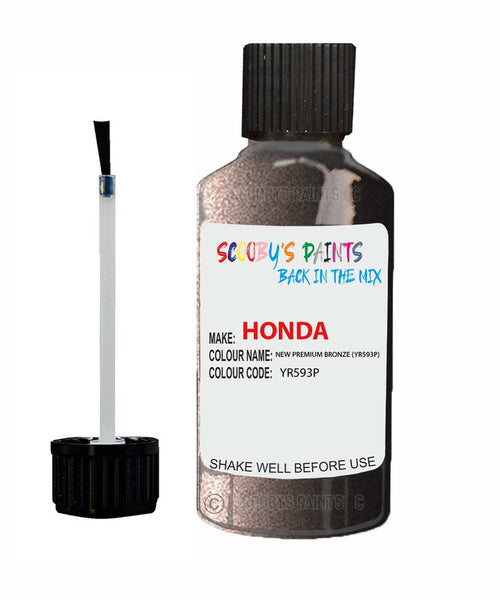 honda insight new premium bronze code yr593p touch up paint 2011 2016 Scratch Stone Chip Repair 