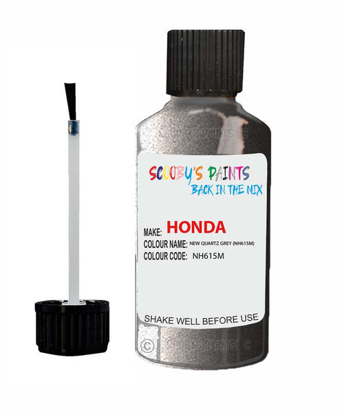 honda civic new quartz grey code nh615m touch up paint 1999 2007 Scratch Stone Chip Repair 