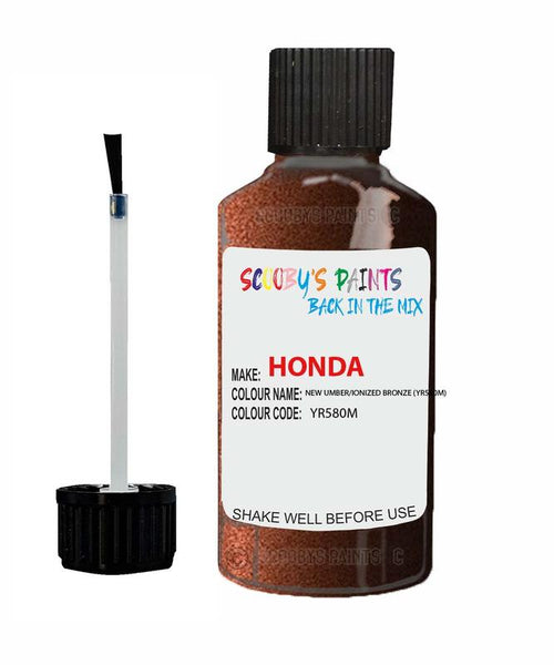 honda civic new umber ionized bronze code yr580m touch up paint 2009 2014 Scratch Stone Chip Repair 