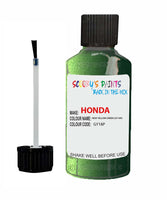 honda crv new yellow green code gy18p touch up paint 1998 2002 Scratch Stone Chip Repair 