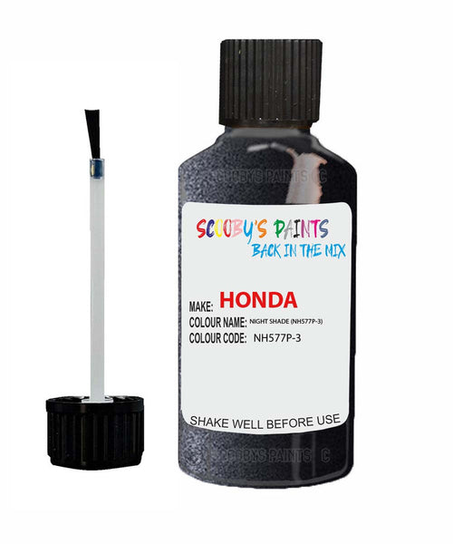 honda accord night shade code nh577p 3 touch up paint 1994 1995 Scratch Stone Chip Repair 