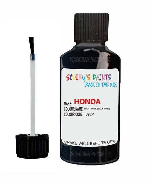 honda odyssey nighthawk black code b92p touch up paint 1998 2016 Scratch Stone Chip Repair 