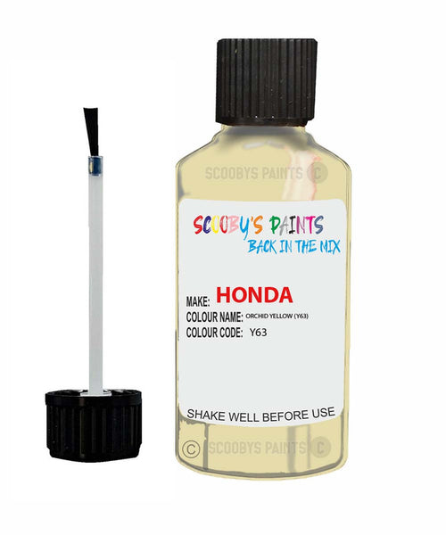 honda jazz orchid yellow code y63 touch up paint 2001 2006 Scratch Stone Chip Repair 