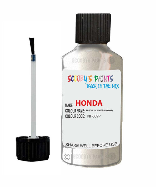 honda s2000 platinum white code nh609p touch up paint 1997 2009 Scratch Stone Chip Repair 