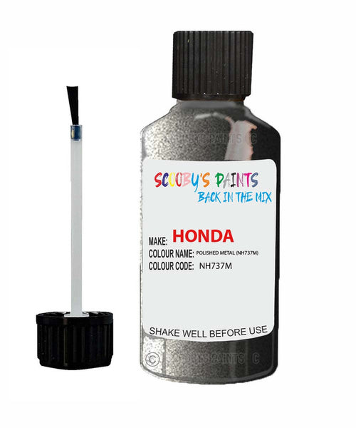 honda civic polished metal code nh737m touch up paint 2007 2018 Scratch Stone Chip Repair 