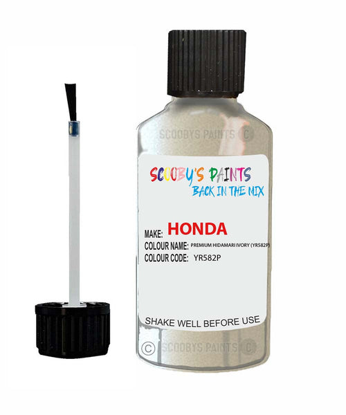 honda accord premium hidamari ivory code yr582p touch up paint 2009 2016 Scratch Stone Chip Repair 