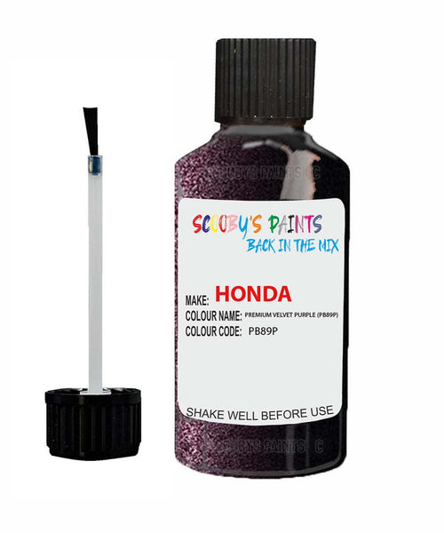 honda city premium velvet purple code pb89p touch up paint 2015 2018 Scratch Stone Chip Repair 