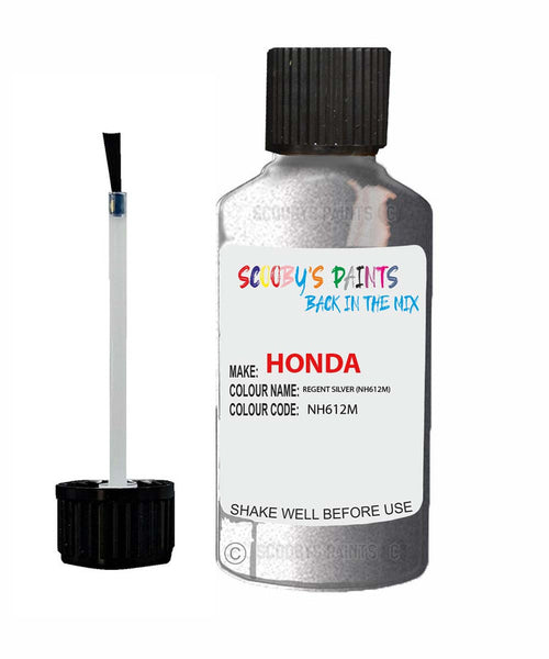 honda accord regent silver code nh612m touch up paint 2000 2006 Scratch Stone Chip Repair 