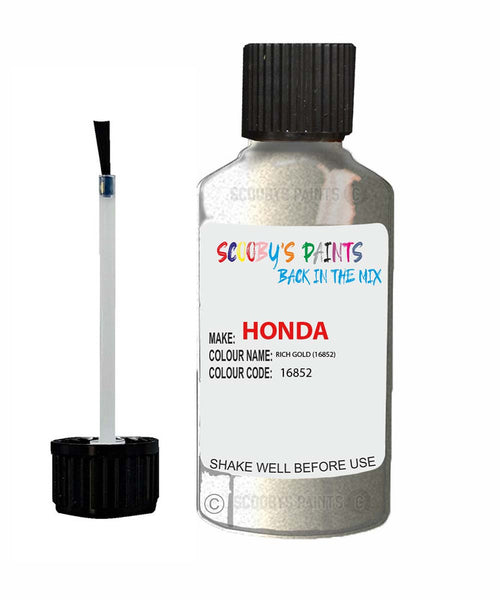 honda civic rich gold code 16852 touch up paint 1994 2000 Scratch Stone Chip Repair 