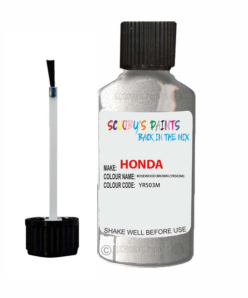 honda accord rosewood brown code yr503m touch up paint 1991 1994 Scratch Stone Chip Repair 
