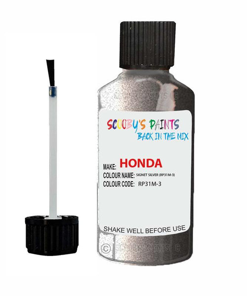 honda civic signet silver code rp31m 3 touch up paint 2000 2001 Scratch Stone Chip Repair 