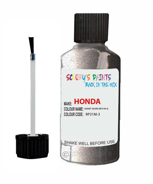 honda accord signet silver code rp31m 3 touch up paint 2000 2001 Scratch Stone Chip Repair 