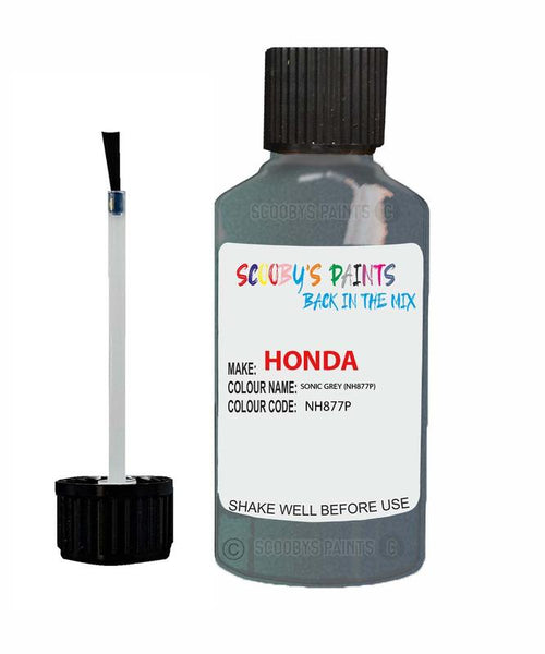honda civic sonic grey code nh877p touch up paint 2017 2018 Scratch Stone Chip Repair 