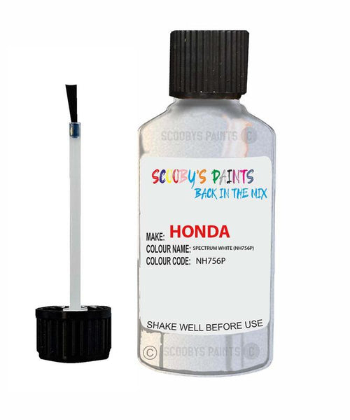 honda civic spectrum white code nh756p touch up paint 2008 2011 Scratch Stone Chip Repair 