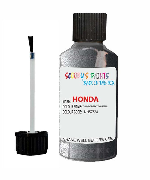 honda civic thunder gray code nh575m touch up paint 1994 2002 Scratch Stone Chip Repair 