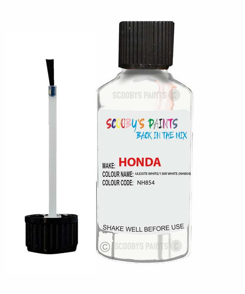 honda nsx ulexite white 130r white code nh854 touch up paint 2016 2017 Scratch Stone Chip Repair 