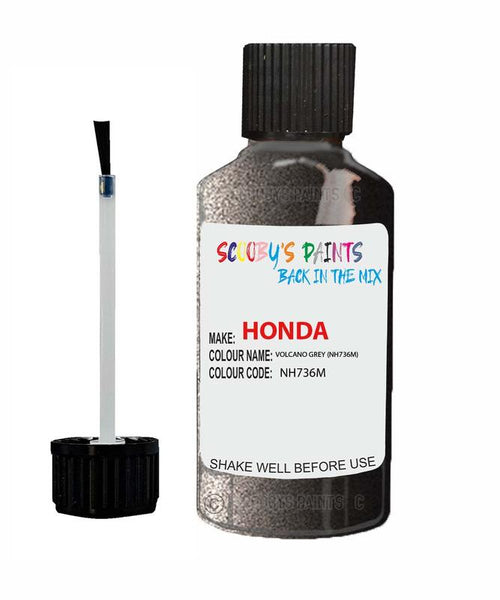 honda legend volcano grey code nh736m touch up paint 2008 2010 Scratch Stone Chip Repair 