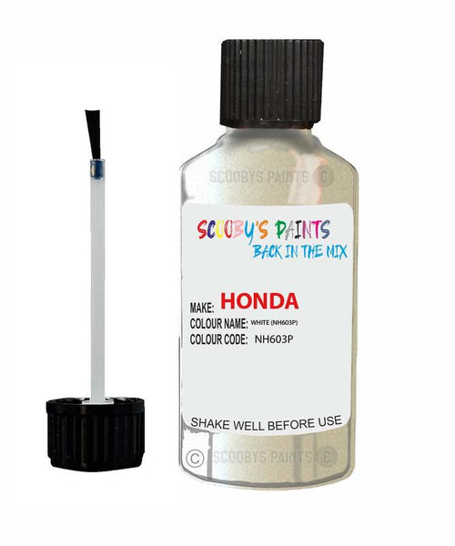 honda prelude white diamond code nh603p touch up paint 1996 2018 Scratch Stone Chip Repair 