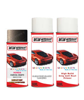 honda civic charcoal granite nh531m car aerosol spray paint with lacquer 1990 2004 With primer anti rust undercoat protection