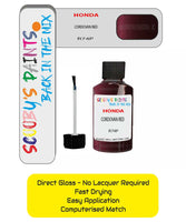 Paint For Honda Accord Cordovan Red R74P Car Touch Up Paint Scratch Repair