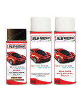 honda civic deep bronze yr571p car aerosol spray paint with lacquer 2007 2011 With primer anti rust undercoat protection