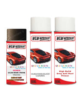 honda crv golden brown yr604m car aerosol spray paint with lacquer 2013 2017 With primer anti rust undercoat protection
