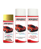 honda civic new yellow y57m car aerosol spray paint with lacquer 1999 2002 With primer anti rust undercoat protection