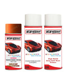 honda civic passion orange yr513m car aerosol spray paint with lacquer 1996 2002 With primer anti rust undercoat protection