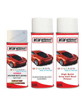 honda civic spectrum white nh756p car aerosol spray paint with lacquer 2008 2011 With primer anti rust undercoat protection