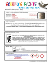 Paint For Honda Crv Desert Mist Yr538M Car Touch Up Paint Scratch Repair