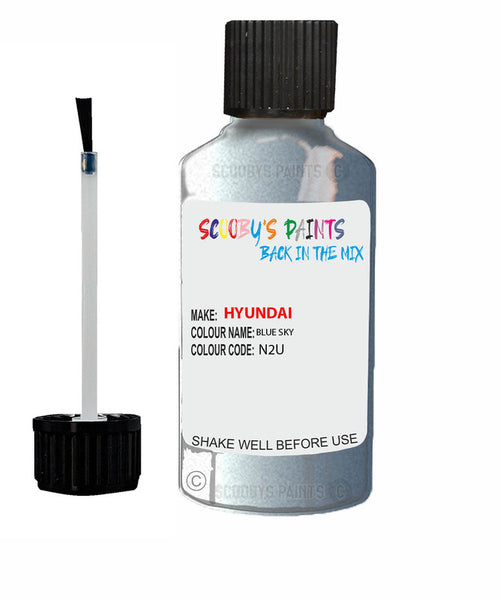 hyundai sonata blue sky code y2u touch up paint 2011 2015 Scratch Stone Chip Repair 